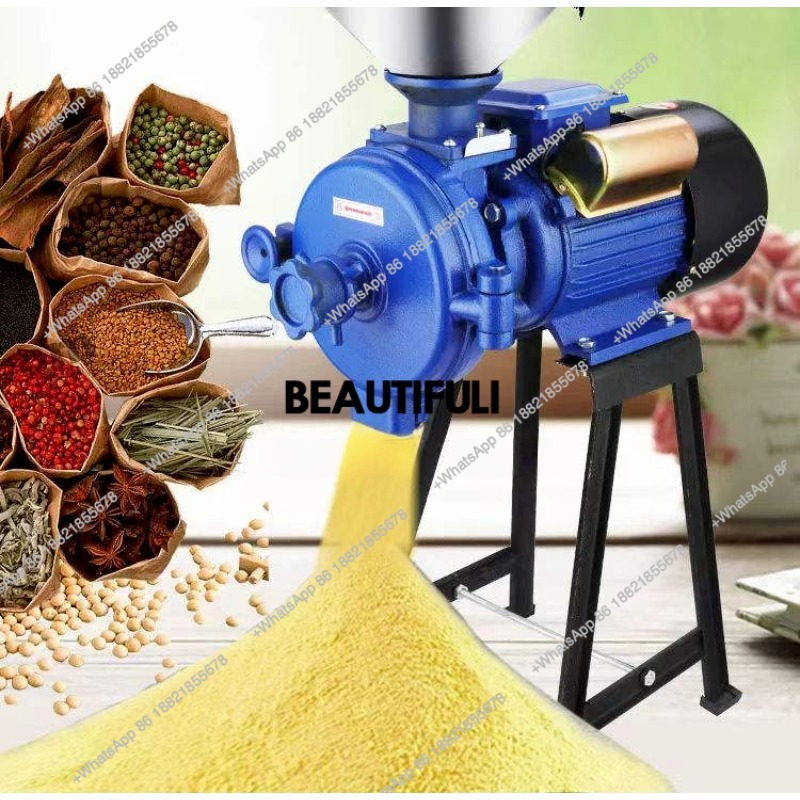 Dry Grain Grinder Stainless Steel - Moedor de milho doméstico 220 seco