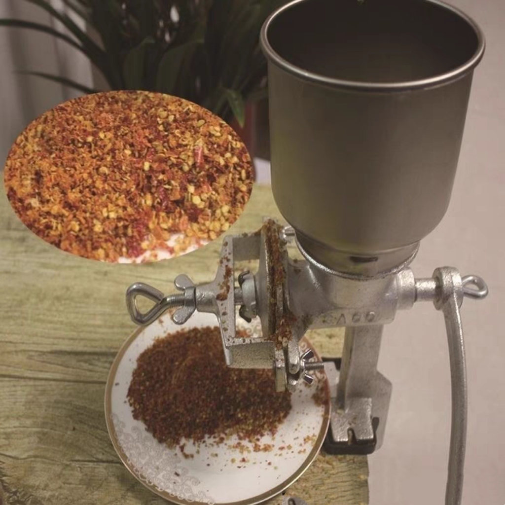 Grain Mill Grinder Hand Crank - Moedor Manual Doméstico Pequeno, Moedor de