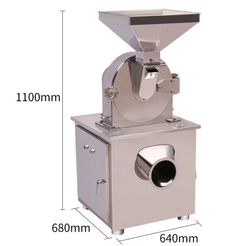 Dry Grain Grinder Stainless Steel - Moinho Elétrico Comercial para Pimenta Seca