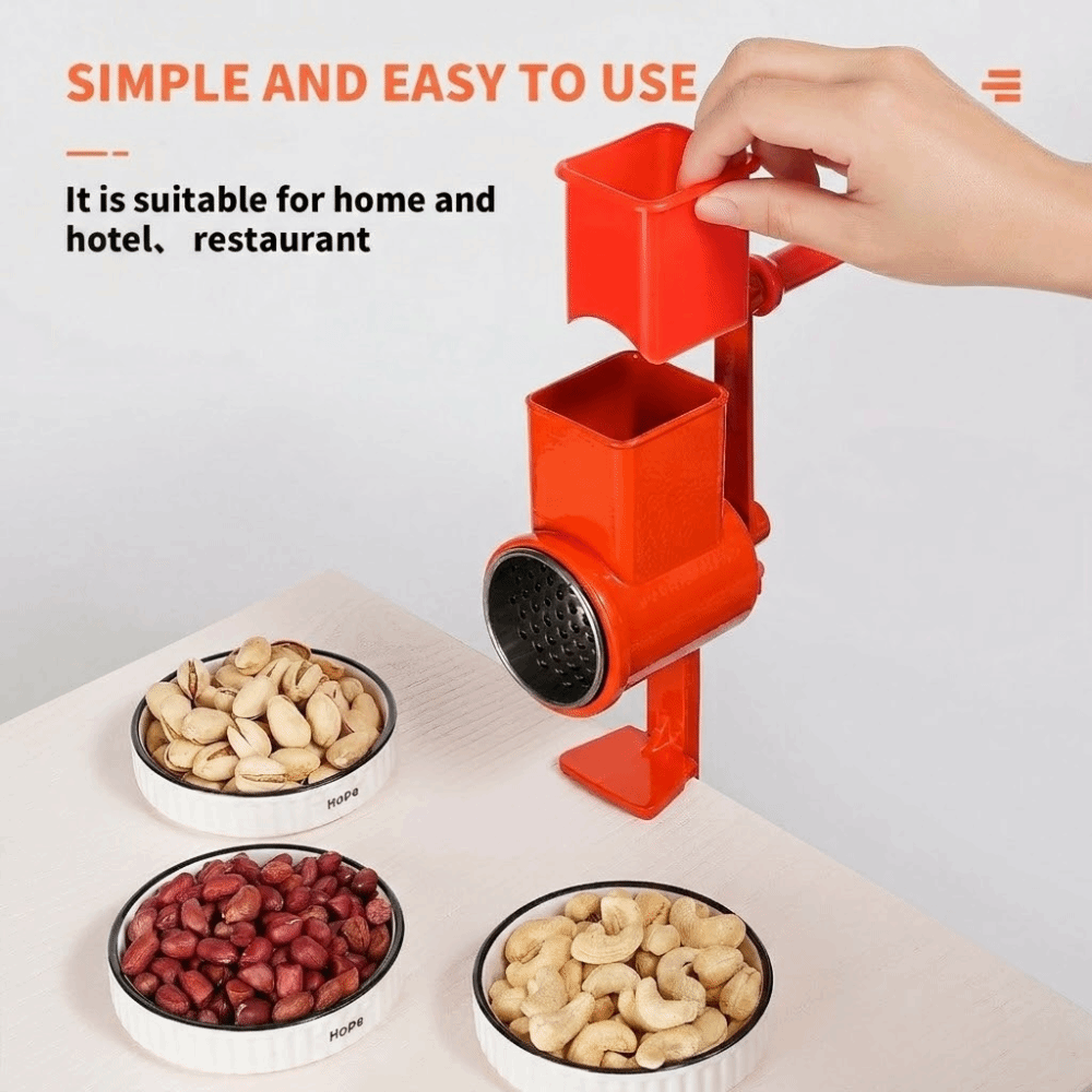 Grain Mill Grinder Hand Crank - Moinho de Grãos Manual com Manivela
