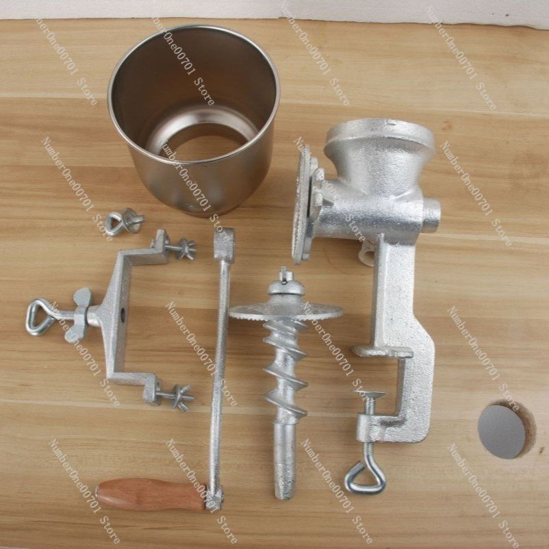 Grain Mill Grinder Hand Crank - Moedor manual de ferro fundido banhado