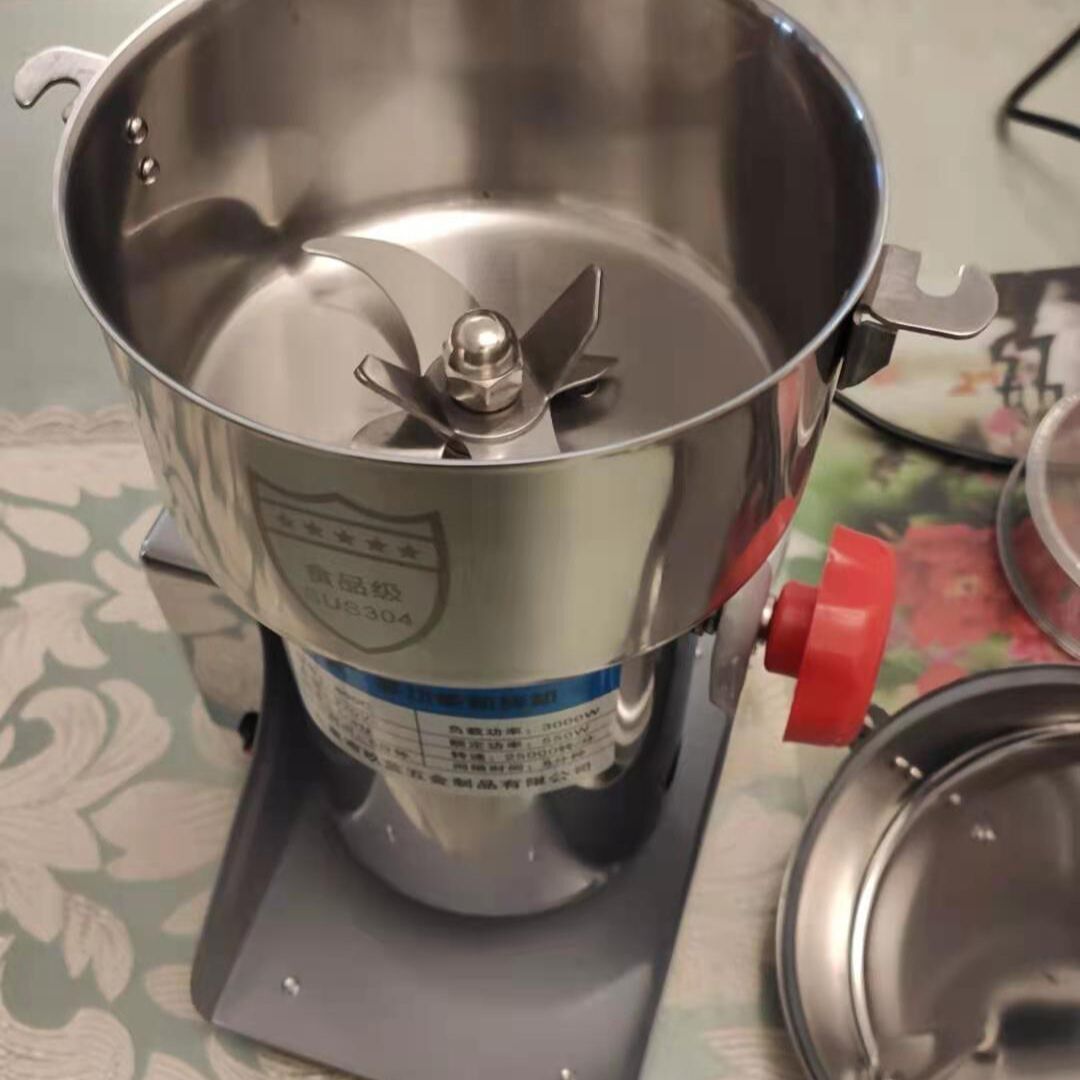 Electric Grain Mill 2500W - Moinho elétrico de grãos tipo balanço,