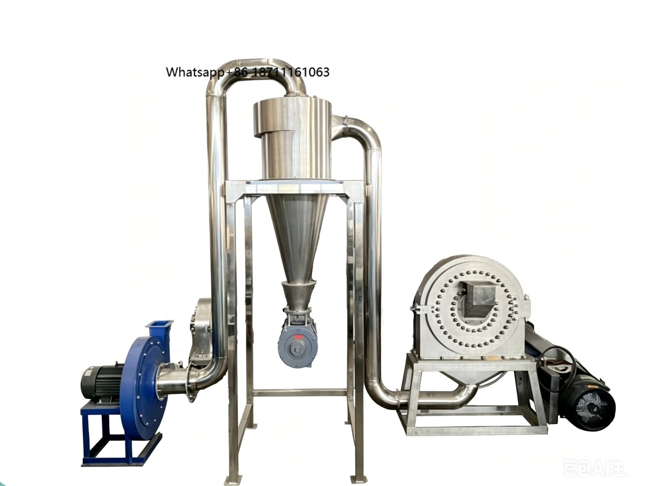 Industrial Hammer Mill Grinder - Moinho de Martelos Industrial Multifuncional para