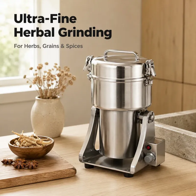 Ultra Fine Powder Grinder Machine - Moedor de Ervas Elétrico em Aço