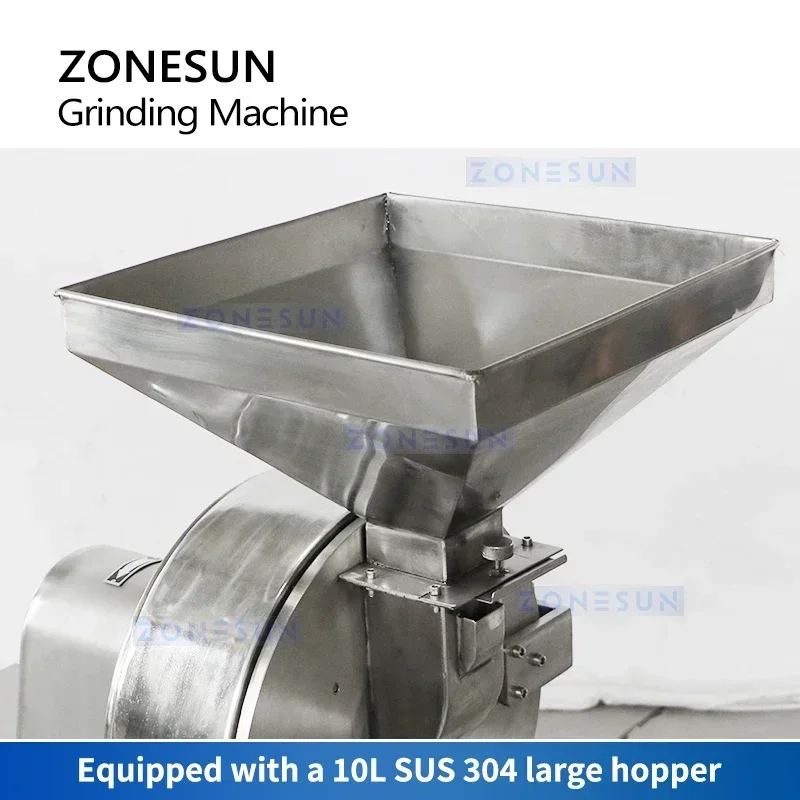 Ultra Fine Powder Grinder Machine - Moedor de Pimenta ZONESUN ZS-PGM320, Máquina