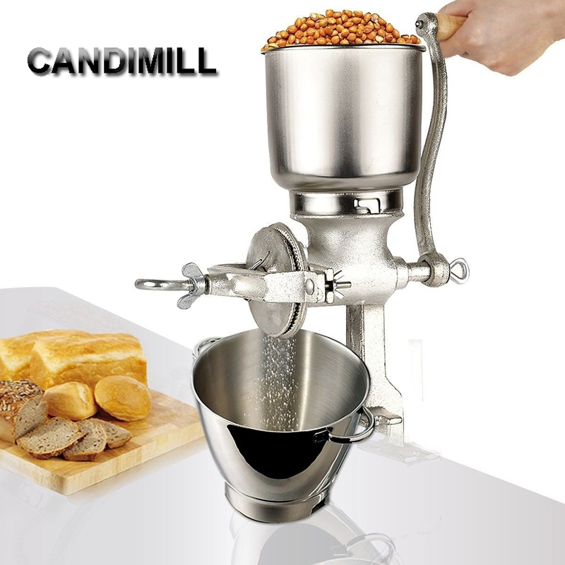 Dry Grain Grinder Stainless Steel - Candimill multifuncional pequena máquina de moer