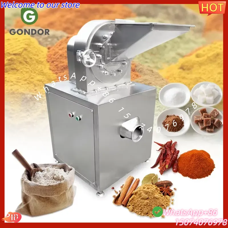 Herb Grinder Machine Commercial - Moinho Moedor Comercial Mini para Ervas,