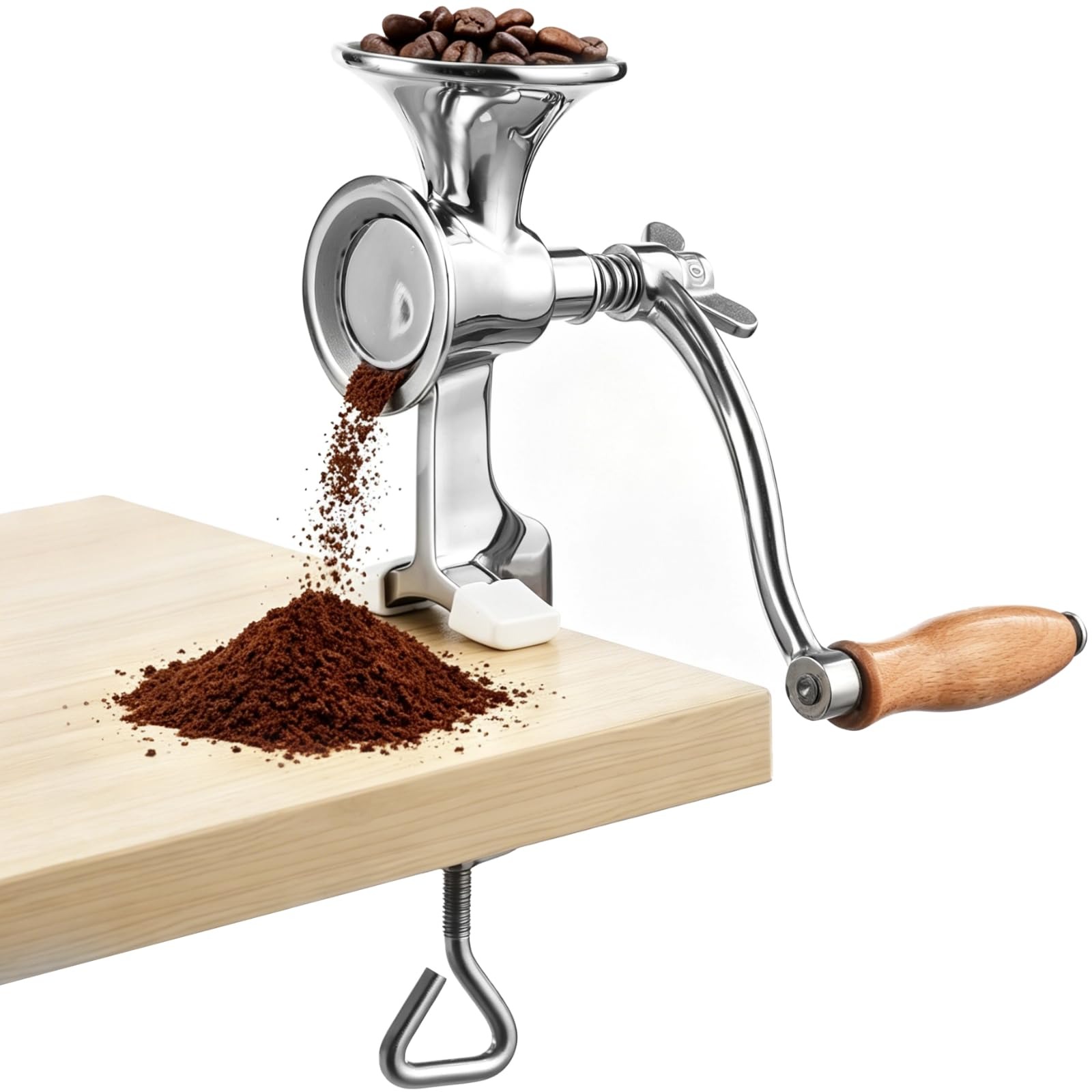 Grain Mill Grinder Hand Crank - Moedor de Café Manual em Aço