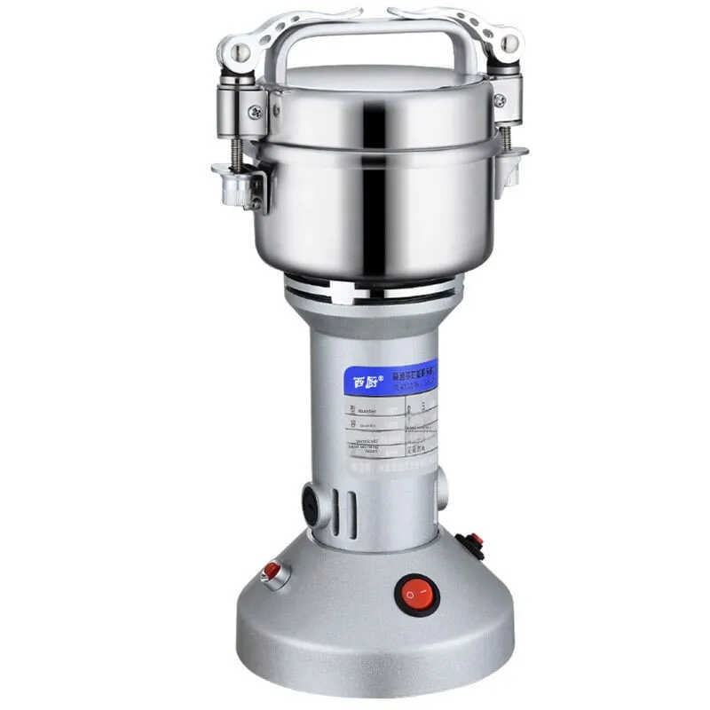 Dry Grain Grinder Stainless Steel - Moedor Elétrico de Grãos, Especiarias, Cereais,