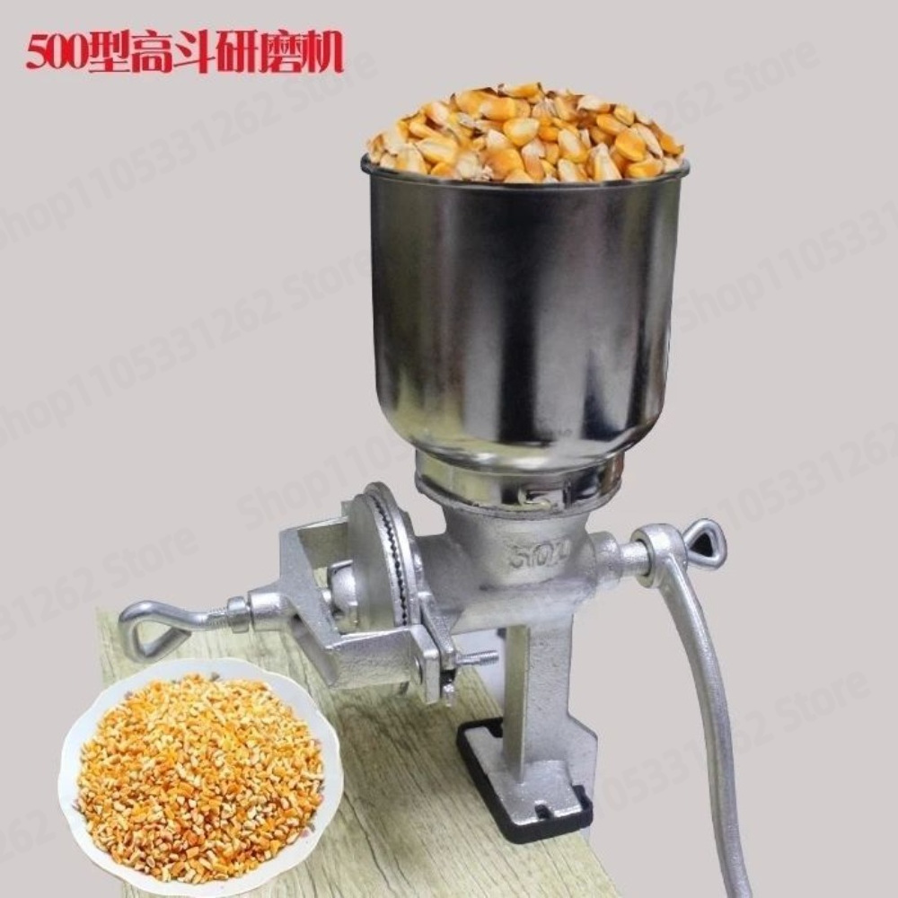 Grain Mill Grinder Hand Crank - Moedor de Grãos Manual para Uso