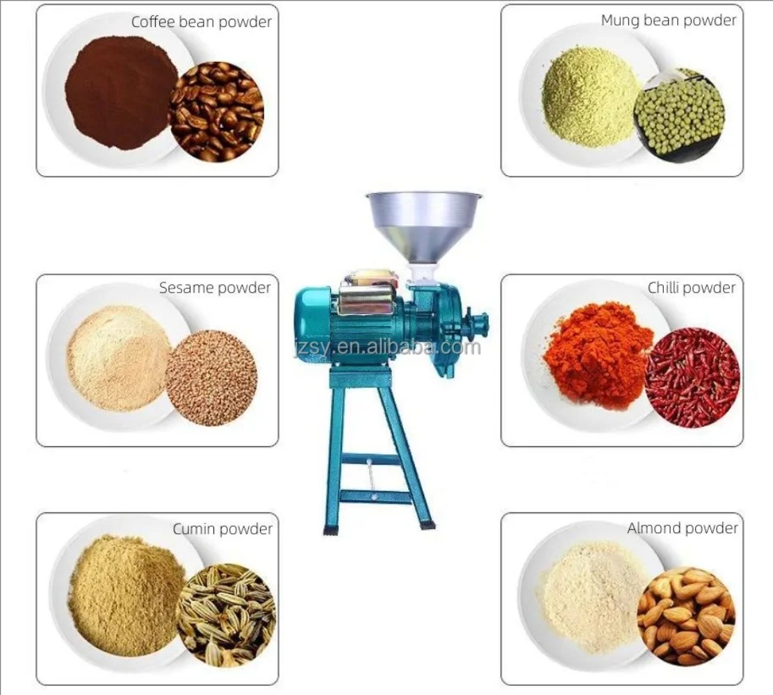 Moedor de grãos 2500W Moinho d - Electric Grain Mill 2500W avaliação e preço
