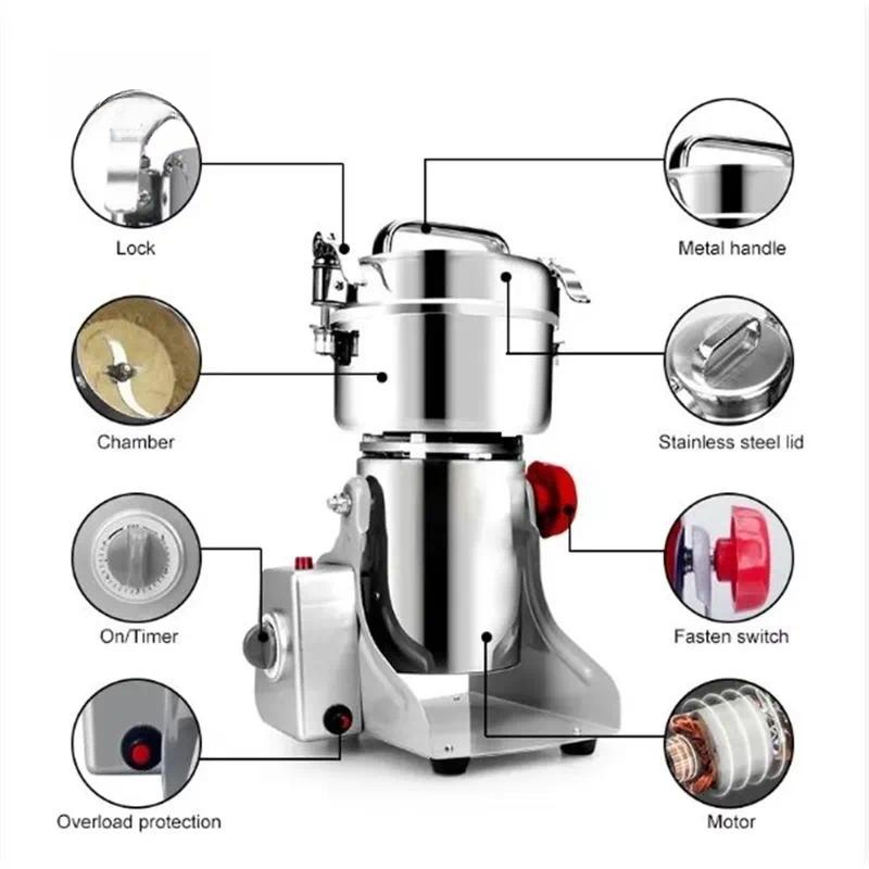 Moedor de Especiarias Elétrico - Herb Grinder Machine Commercial avaliação e preço