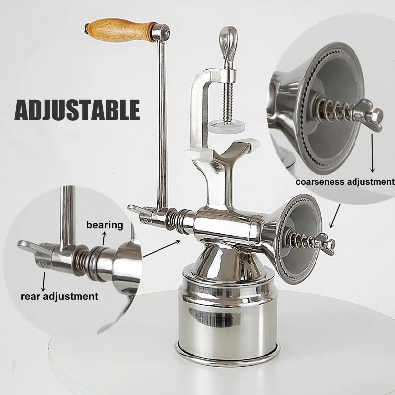 Moedor de Grãos Manual Profiss - Grain Mill Grinder Hand Crank avaliação e preço
