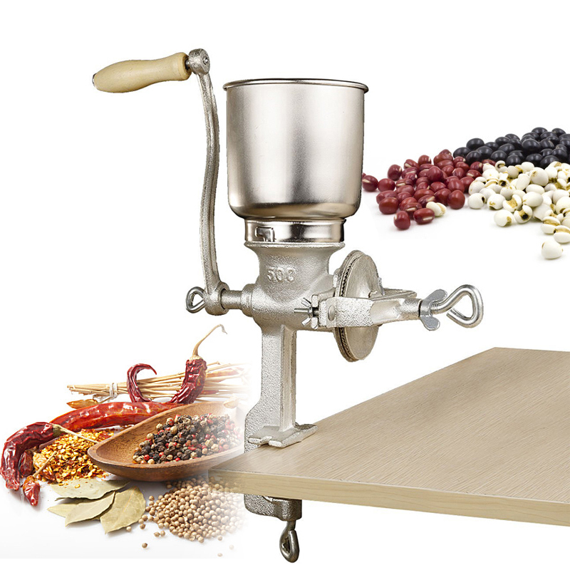 Moedor de grãos com manivela,  - Grain Mill Grinder Hand Crank avaliação e preço