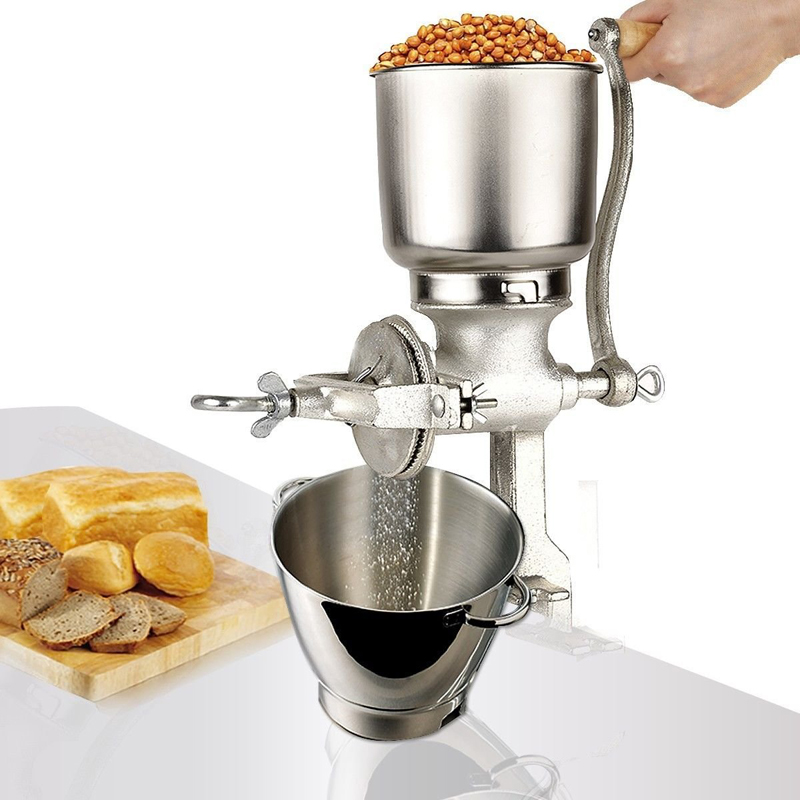Moedor de grãos com manivela,  - Grain Mill Grinder Hand Crank avaliação e preço