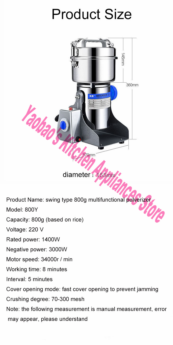 Moedor de Alimentos Secos de M - Ultra Fine Powder Grinder Machine avaliação e preço