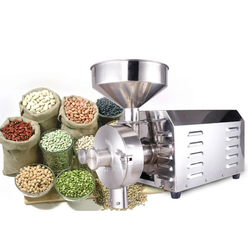 1.8kw moedor elétrico moedor d - Dry Grain Grinder Stainless Steel avaliação e preço