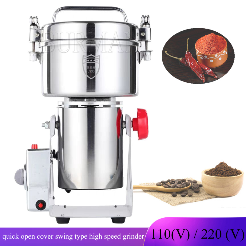 Moedor de Café e Alimentos Sec - Electric Grain Mill 2500W avaliação e preço