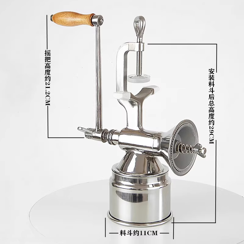 304 aço inoxidável manual moed - Grain Mill Grinder Hand Crank avaliação e preço