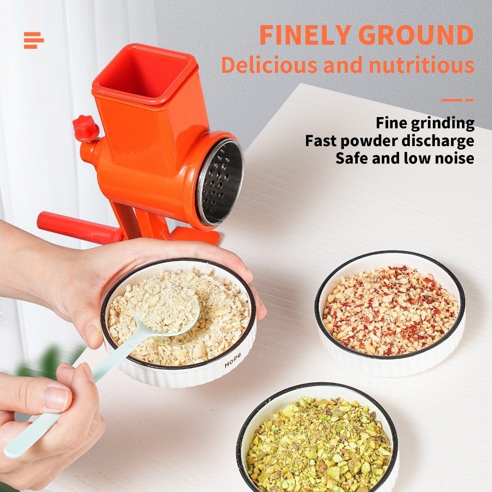Moinho de Grãos Manual com Man - Grain Mill Grinder Hand Crank avaliação e preço