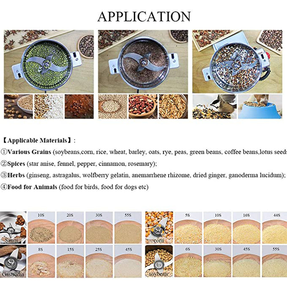 Moedor de café elétrico para a - Dry Grain Grinder Stainless Steel avaliação e preço