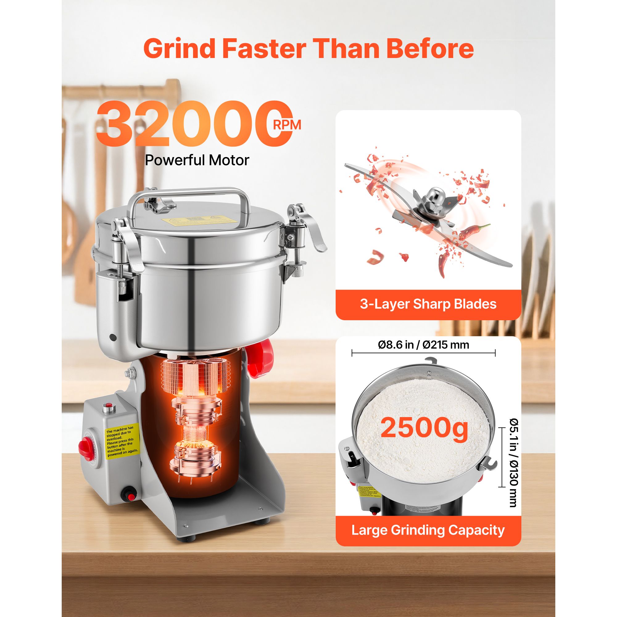 Moedor de grãos elétrico de 25 - Corn Grinder Machine Electric avaliação e preço