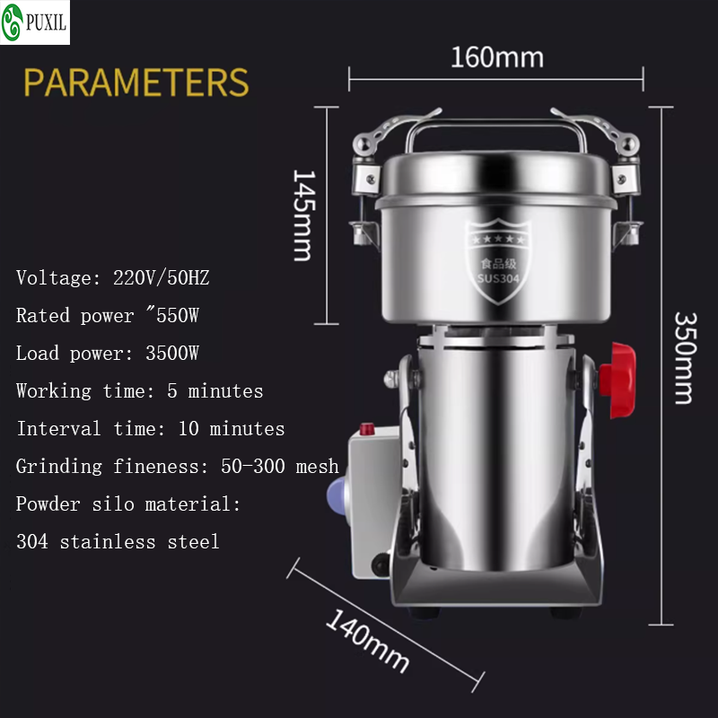 Moedor de grãos comercial de 1 - Herb Grinder Machine Commercial avaliação e preço