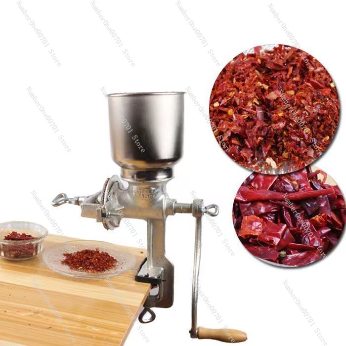 Moedor manual de ferro fundido - Grain Mill Grinder Hand Crank avaliação e preço