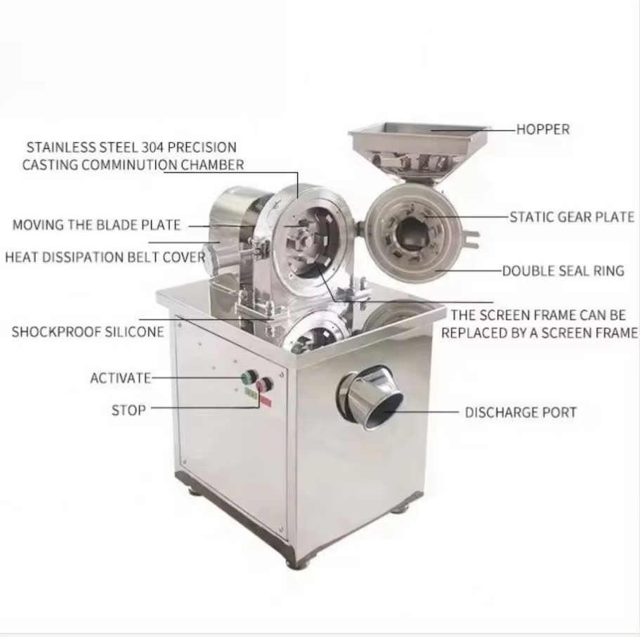 Moinho Elétrico Industrial Com - Industrial Hammer Mill Grinder avaliação e preço