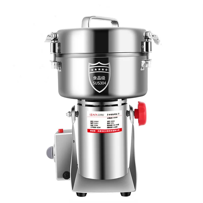Moedor de Pó 110V/220V 2500g p - Herb Grinder Machine Commercial avaliação e preço