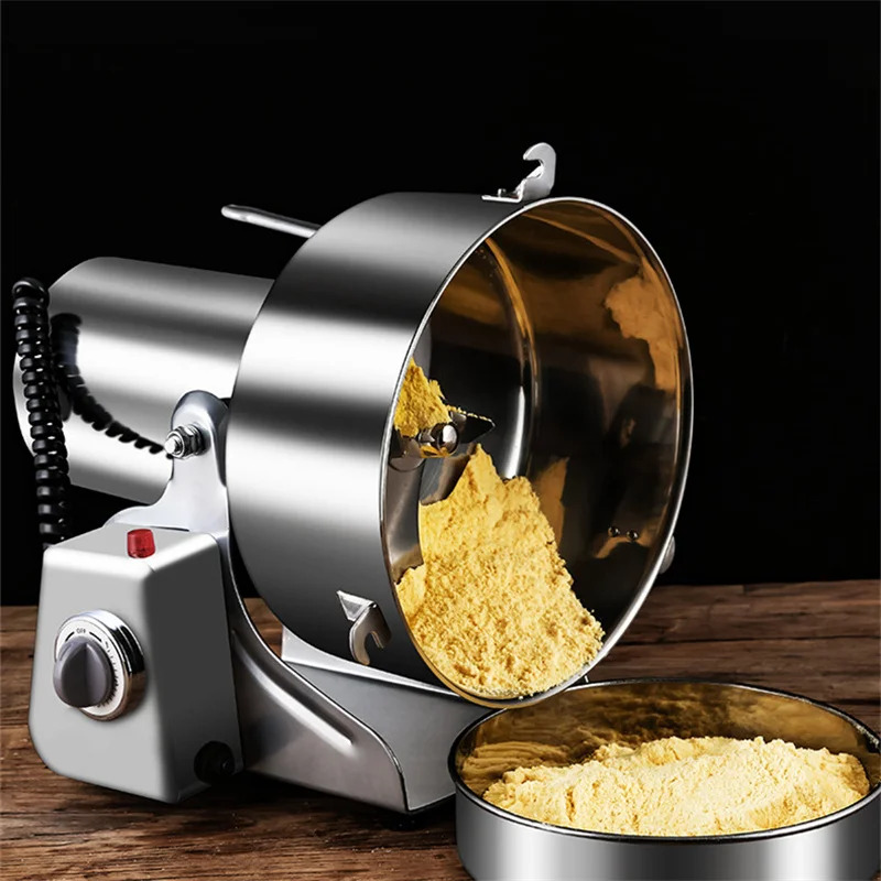 Moedor de Pó 110V/220V 2500g p - Herb Grinder Machine Commercial avaliação e preço