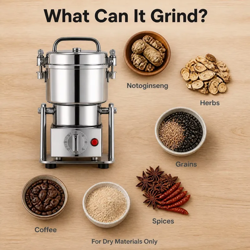 Moedor de Ervas Elétrico em Aç - Ultra Fine Powder Grinder Machine avaliação e preço