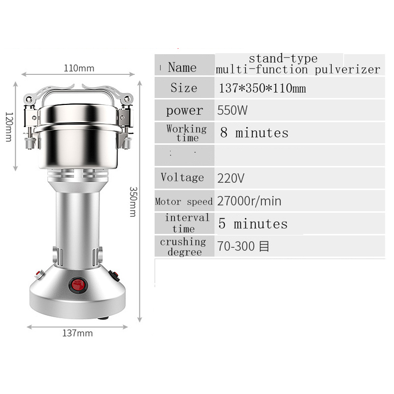 Moedor de Ervas Elétrico Comer - Herb Grinder Machine Commercial avaliação e preço