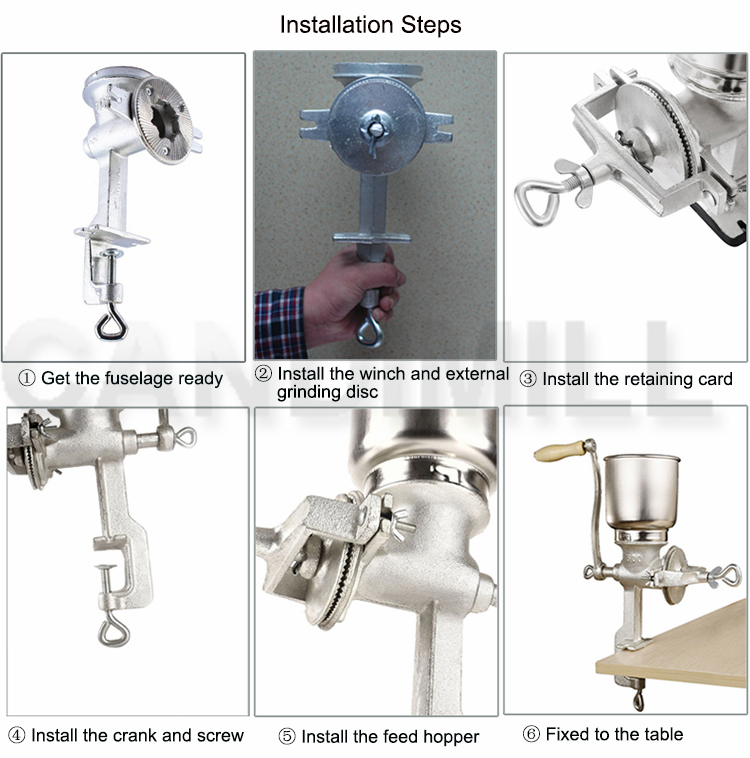 Candimill multifuncional peque - Dry Grain Grinder Stainless Steel avaliação e preço