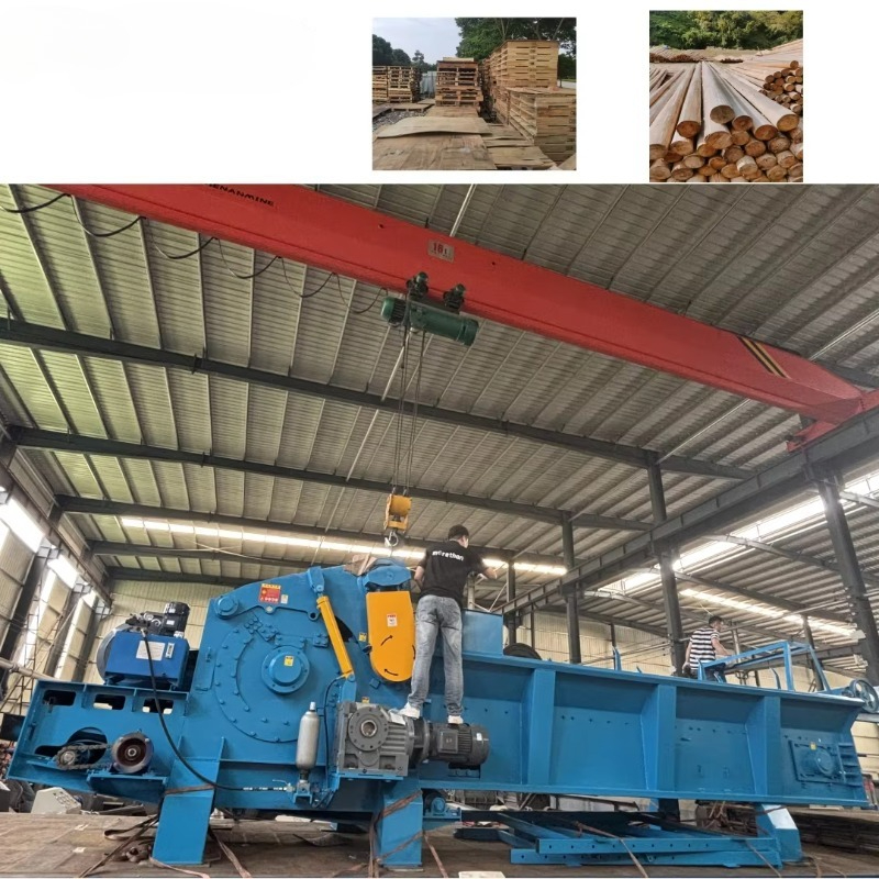 Triturador de Galhos de Madeir - Industrial Hammer Mill Grinder avaliação e preço