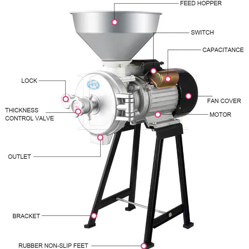 Moinho Elétrico de Alta Potênc - Corn Grinder Machine Electric avaliação e preço
