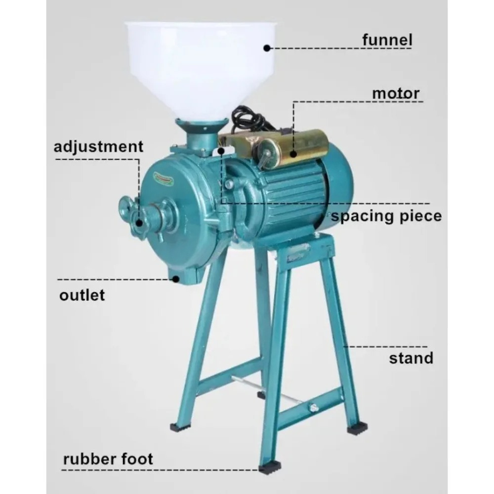 Moedor de Grãos Elétrico 2500W - Electric Grain Mill 2500W avaliação e preço