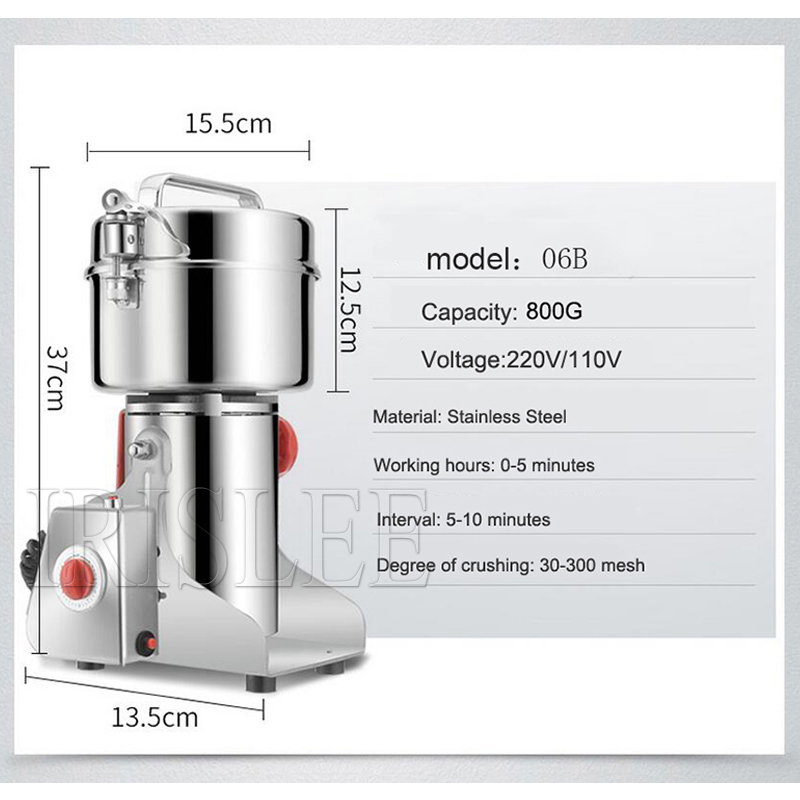 Triturador de pó de farinha do - Electric Grain Mill 2500W avaliação e preço