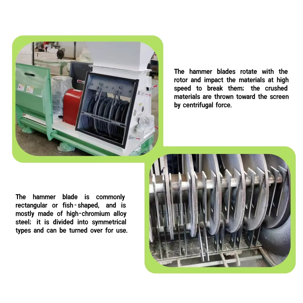 Nova Moinho de Martelos Indust - Industrial Hammer Mill Grinder avaliação e preço