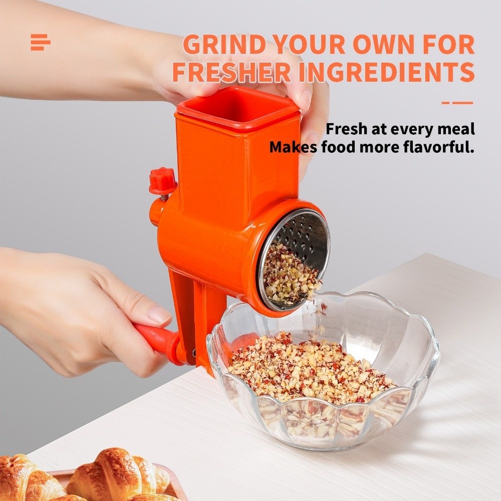 Moedor Manual de Grãos com Lâm - Grain Mill Grinder Hand Crank avaliação e preço