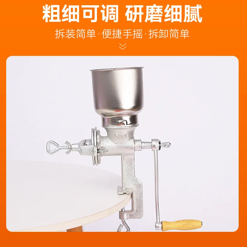 Moedor Manual de Ferro Fundido - Grain Mill Grinder Hand Crank avaliação e preço