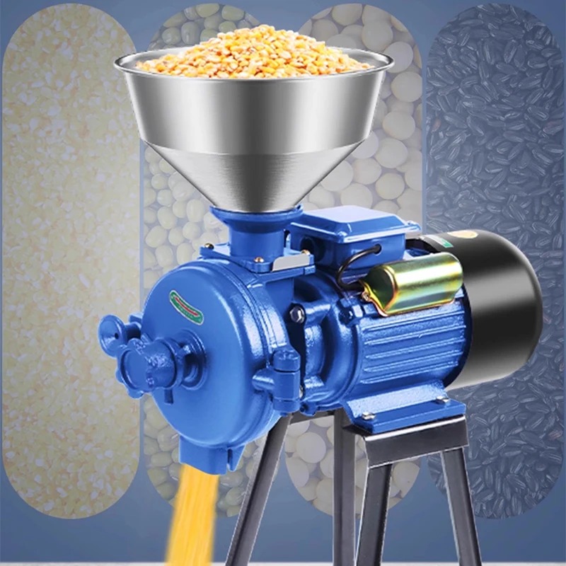 Moedor de milho doméstico 220v - Electric Grain Mill 2500W avaliação e preço