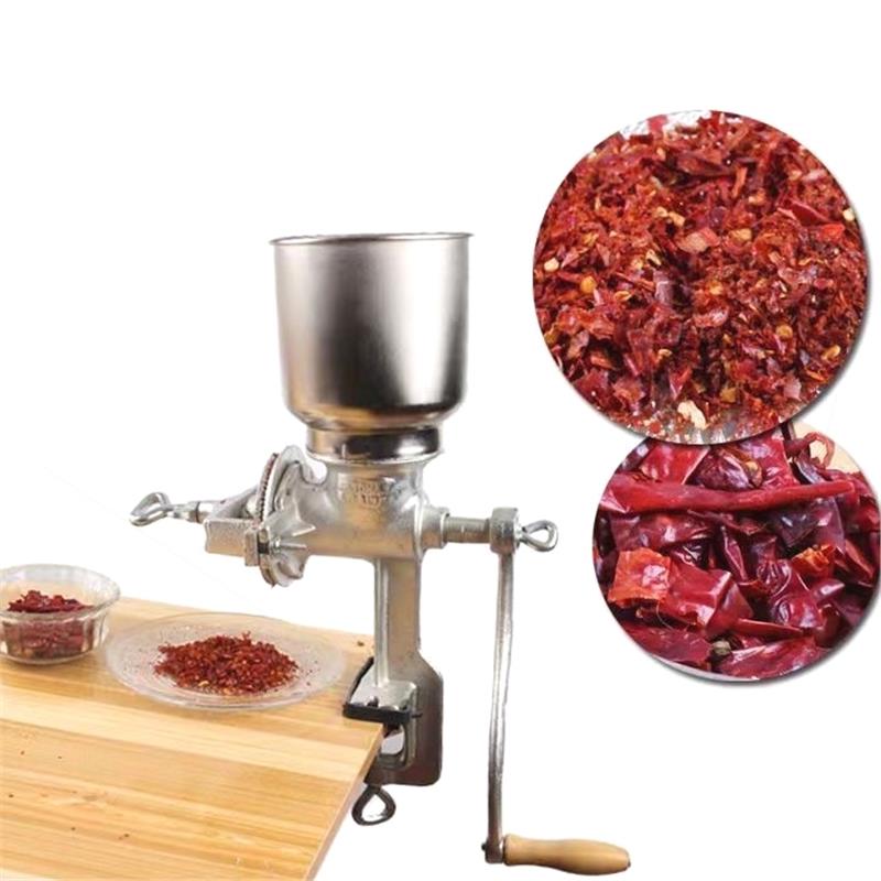 Moinho de grãos manual com fun - Grain Mill Grinder Hand Crank avaliação e preço