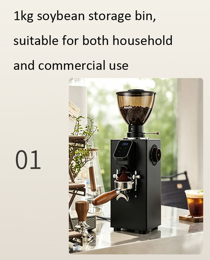 Moedor de café comercial com m - Commercial Coffee Bean Grinder 1Kg avaliação e preço